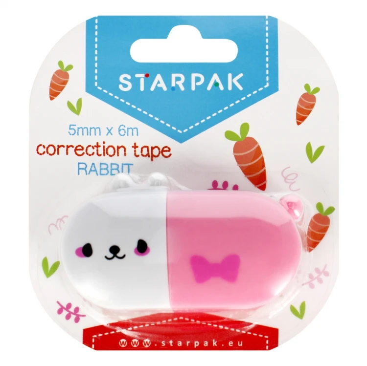 Korektor w taśmie 5mmx6mb Królik STARPAK 507207