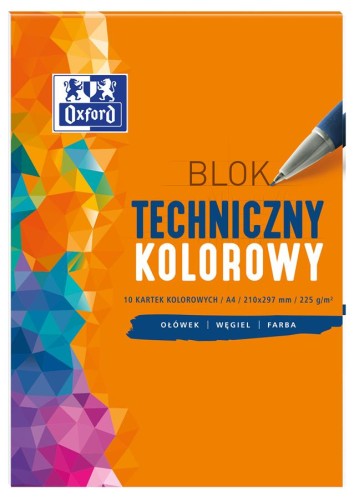 Blok techniczny A3/10k kolorowy Oxford A 10 HAMELIN 400093234