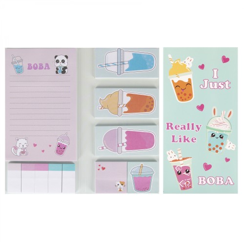 Zestaw notes z zakładkami Bubble Tea  STARPAK 563058