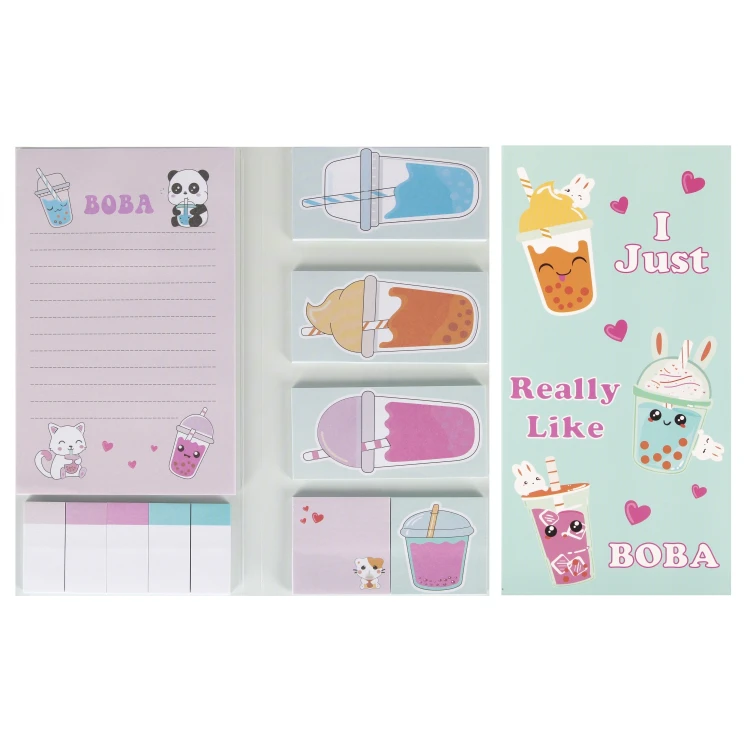 Zestaw notes z zakładkami Bubble Tea  STARPAK 563058