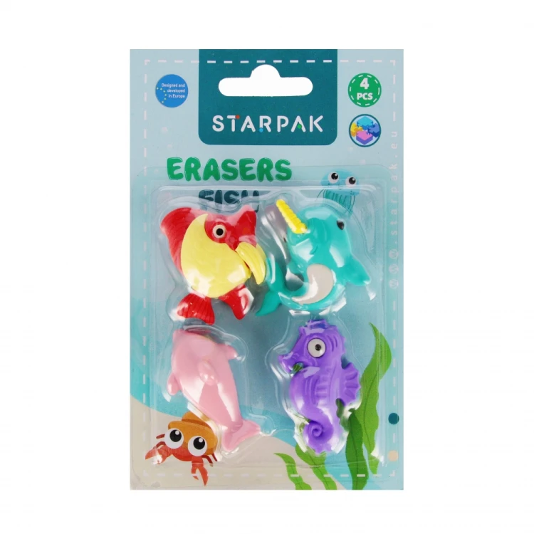 Gumka do mazania Fish Puzzle 3D STARPAK 538816