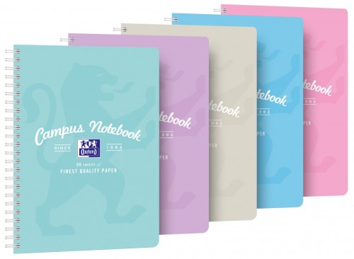 Kołozeszyt B5/80k kratka Campus pastel Oxford HAMELIN 400160107