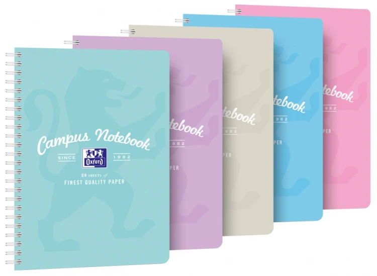 Kołozeszyt B5/80k kratka Campus pastel Oxford HAMELIN 400160107