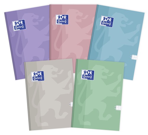 Zeszyt A5/96k kratka twarda oprawa Oxford pastel A 5 HAMELIN 400175292