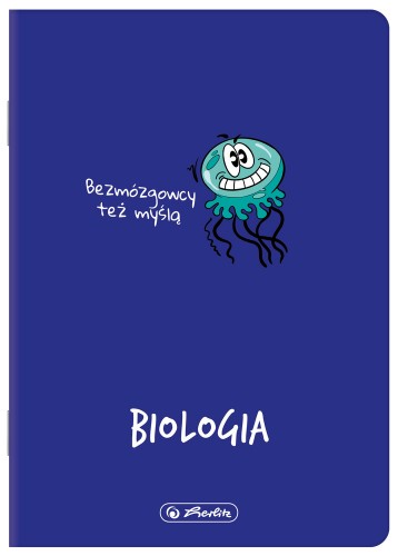 Zeszyt A5/60k kratka Biologia oprawa PP A 5 HERLITZ 400198101