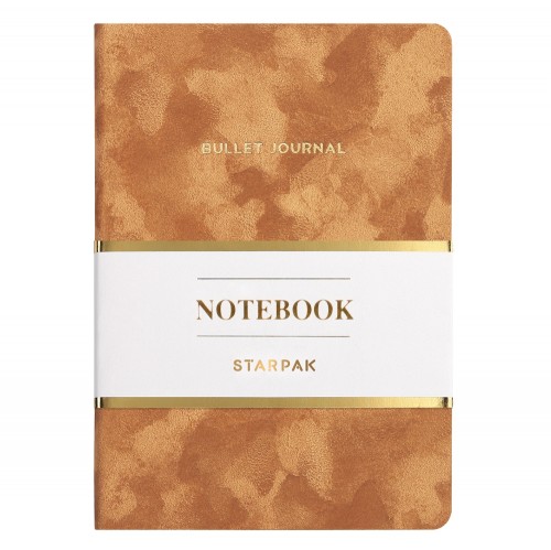 Notes A5 karmelowy zamszowy 80 kartek STARPAK 452850