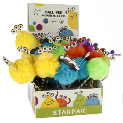Długopis zamykany Monster display A 24 STARPAK 513430