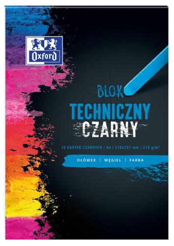 Blok techniczny A4/10k czarny Oxford A 20 HAMELIN 400093231
