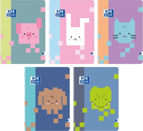 Zeszyt a5/32k linia Zoo blocks Oxford A 10 HAMELIN 400210406