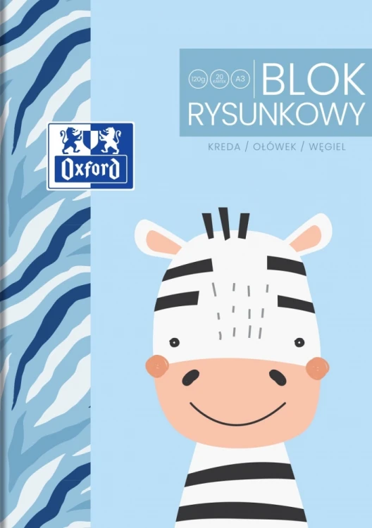 Blok rysunkowy A3/20k biały Kids Oxford A 10 HAMELIN 400170350