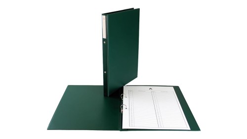 Teczka do akt osobowych A4/2 cm 2 ringi zielona BIURFOL TD-12-05