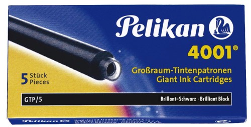 Naboje do piór długie czerwone 5 szt. PELIKAN 300004109