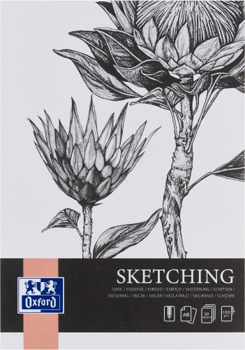 Blok szkicownik A6/50k Sketching klejony Oxford A 5 HAMELIN 400196792