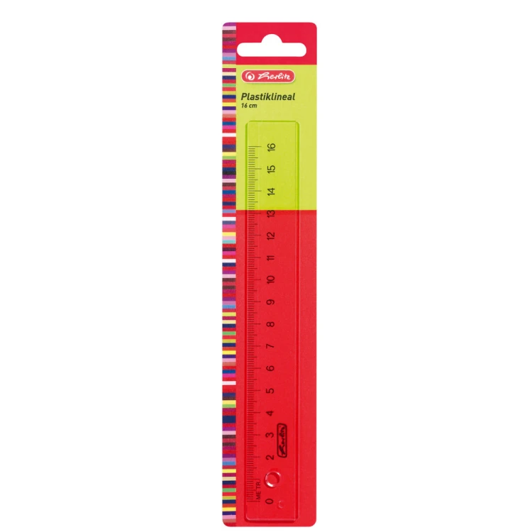 Linijka plastikowa 16 cm  HERLITZ 300010437