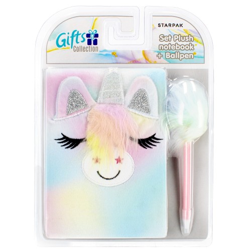 Notes pluszowy  długopis Unicorn STARPAK 481259