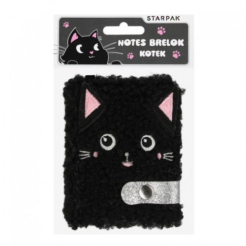 Notes pluszowy brelok Kot STARPAK 580425