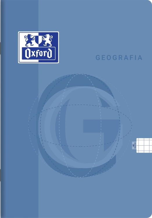 Zeszyt A5/60k kratka Geografia Oxford A 5 HAMELIN 400175638