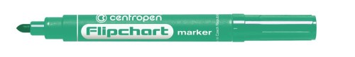 Marker do flipcharta okrągły zielony A 10 CENTROPEN 8550