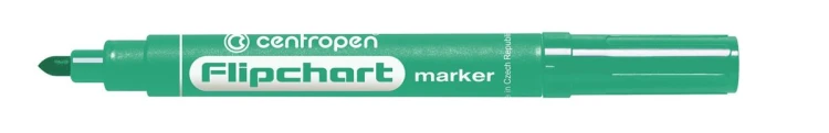 Marker do flipcharta okrągły zielony A 10 CENTROPEN 8550