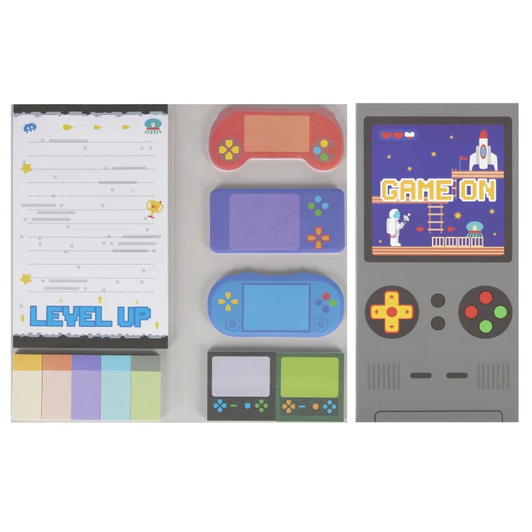 Zestaw notes z zakładkami Game STARPAK 563054