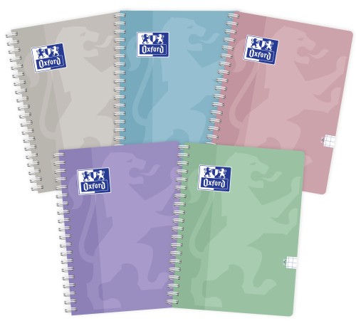 Kołozeszyt A4/80k kratka pastel Oxford A 5 HAMELIN 400175356