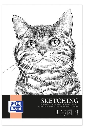 Blok szkicownik A6/50k Sketching klejony Oxford A 5 HAMELIN 400200053