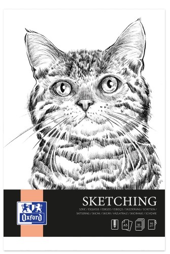 Blok szkicownik A5/50k Sketching klejony Oxford A 5 HAMELIN 400200052