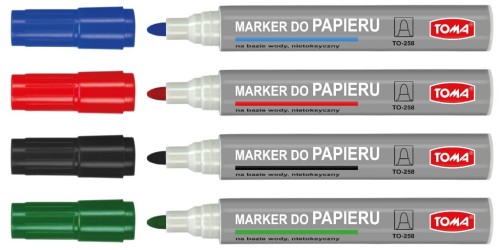 Marker do flipchart okr 4KOL TO-258 etui