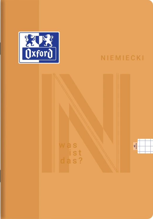 Zeszyt A5/60k kratka J. Niemiecki Oxford A 5 HAMELIN 400175633