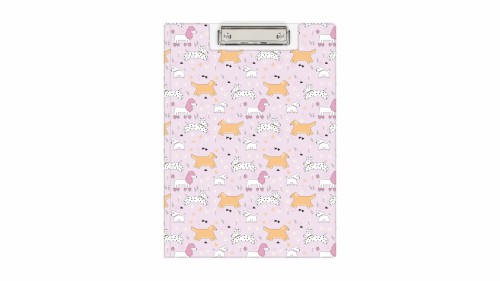 Clipboard A4 PVC zamykany Puppies BIURFOL KHN-04-36