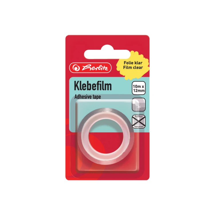Taśma klejąca Herlitz 10MX12 mm przezroczysta 10410413 b/c