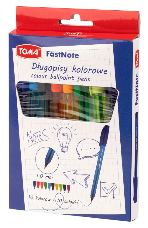 Dlugopis zam 10KOL 1.0 TO-024 mix wb