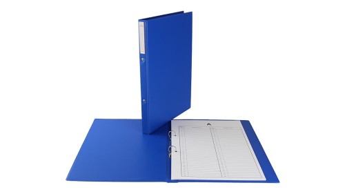 Teczka do akt osobowych A4/2 cm 2 ringi niebieska BIURFOL TD-12-04
