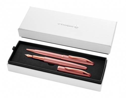 Pióro wieczne   długopis Jazz Noble Elegance róż Pelikan etui 821872
