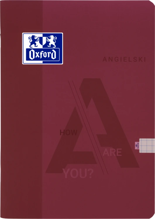Zeszyt OXFORD J.angielski A4/60k kratka z marginesem