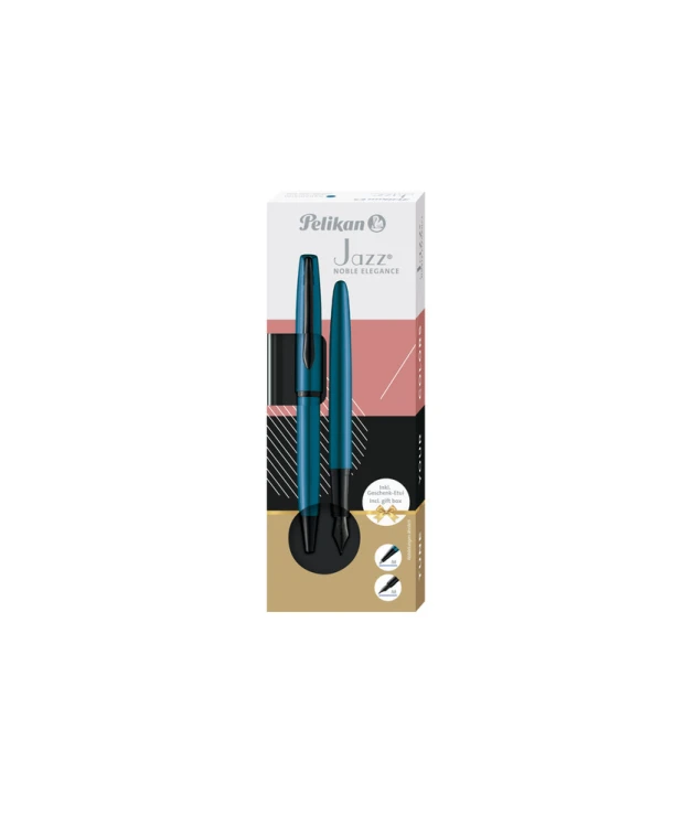 Zestaw PELIKAN JAZZ NOBLE ELEGANCE AQUA: pióro wieczne   długopis