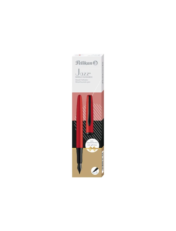 Pióro wieczne PELIKAN JAZZ NOBLE ELEGANCE RED