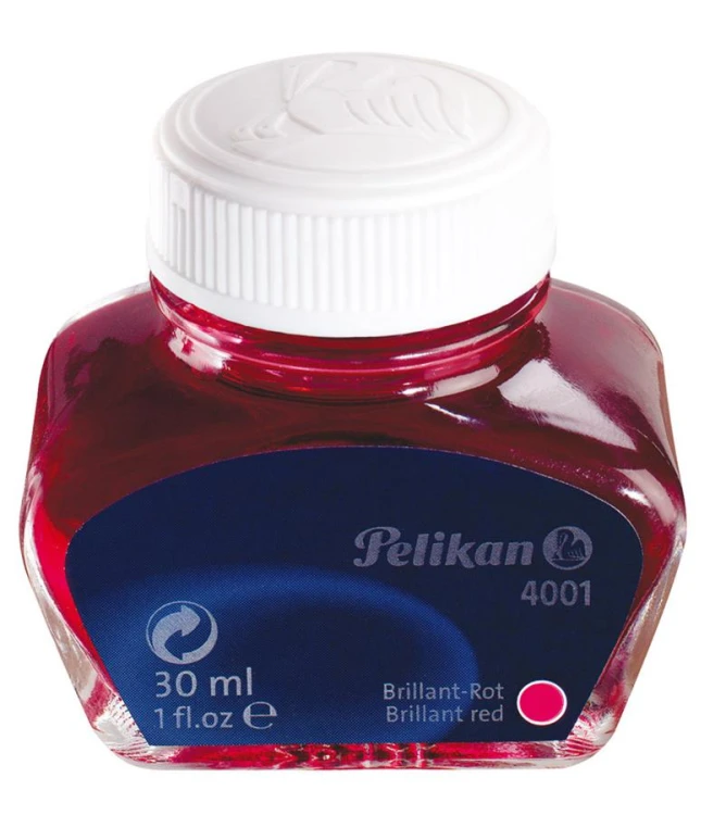 Atrament czerwony 30ml PELIKAN  400142565