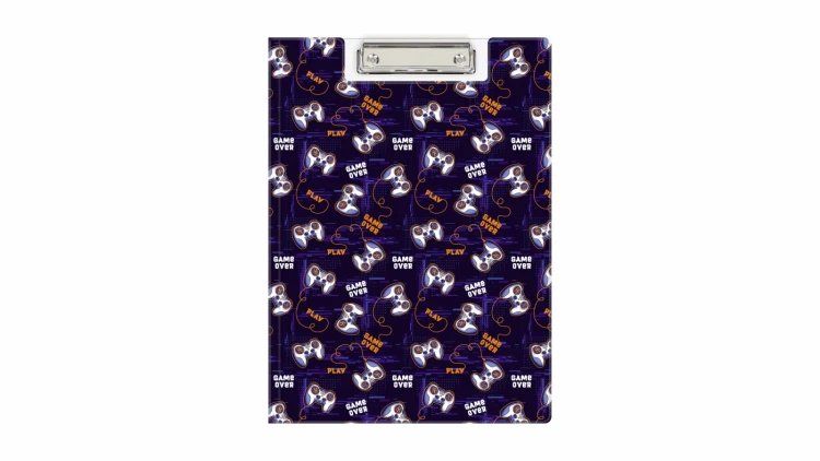 Clipboard A4 PVC zamykany GamePad BIURFOL KHN-04-33