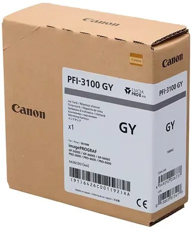 Tusz CANON PFI-3100 GY - szary (160 ml)