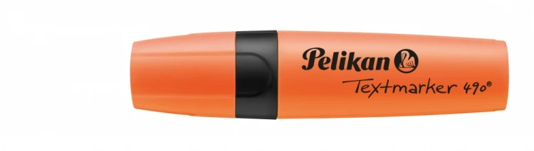 Zakreślacz pomarańczowy 490 PELIKAN 814119