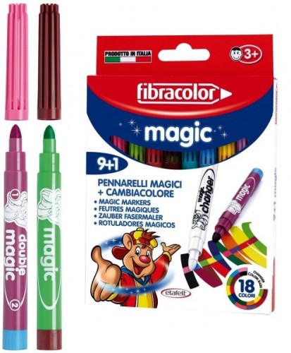 Pisaki magiczne 9 kolorów 1 Magic FIBRACOLOR 1000 FCOL