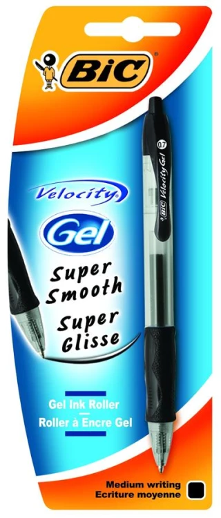 Długopis gelowy automatyczny Velocity czarny PUD A 12 BIC 829157