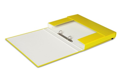 Teczka z ringami A4 Box żółta VPE 325/08