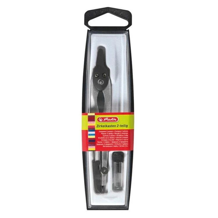 Cyrkiel metalowy 2 elementy HERLITZ 8710006