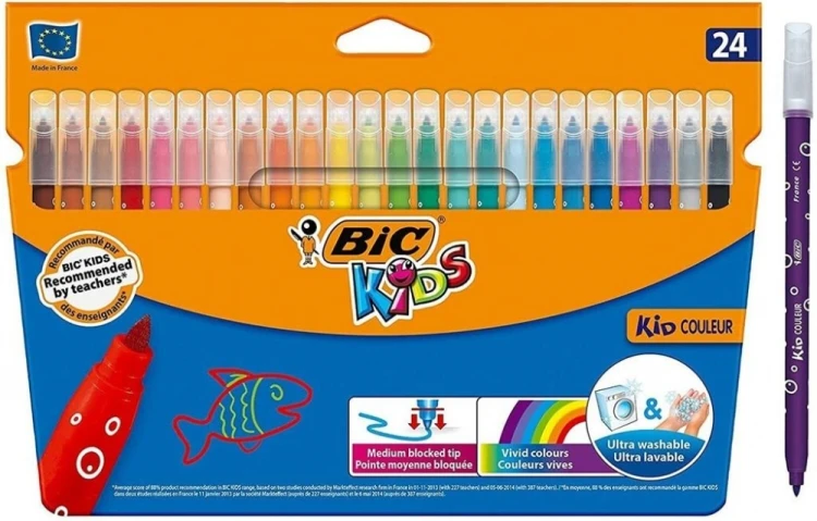 Pisaki 24 kolory Kids Couleur BIC 8418005