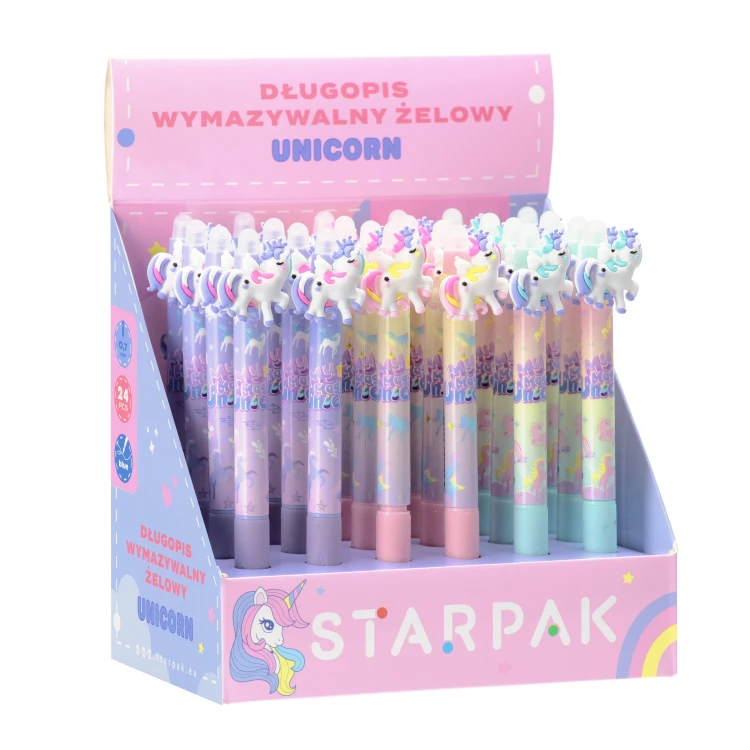 Długopis ścieralny automatyczny 0.7 Pony display A 24 STARPAK 552679 – zdjęcie 3