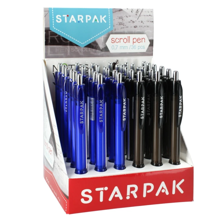Długopis ze ściągą Scroll Pen display A 36szt.STARPAK 320850 – zdjęcie 6