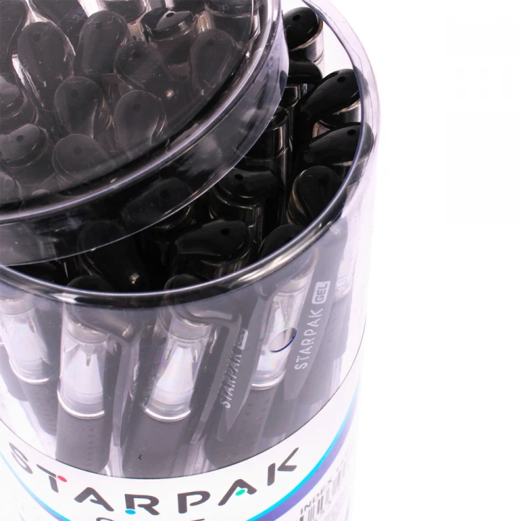 Długopis żelowy zamykany 0.5 czarny tuba A 36 STARPAK 141017 – zdjęcie 4