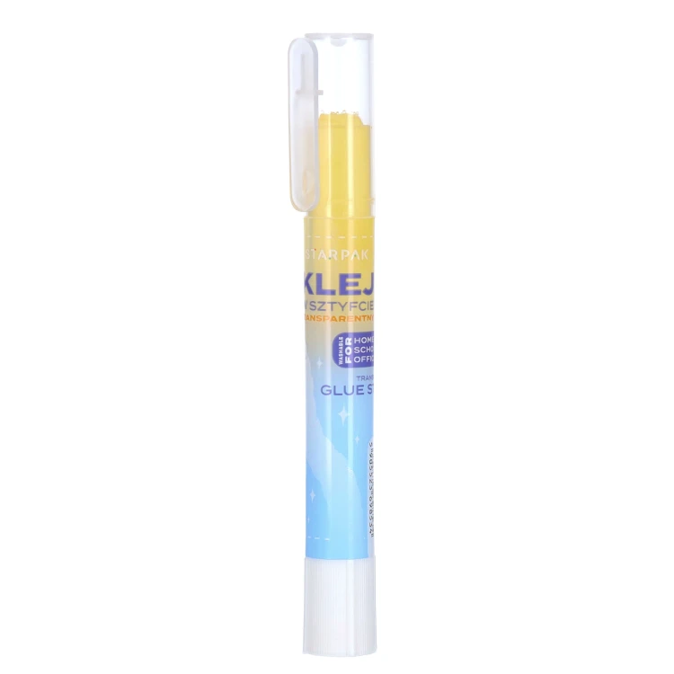 Klej w sztyfcie 6g transparentny kolorowy display A 24 STARPAK 578406 – zdjęcie 4
